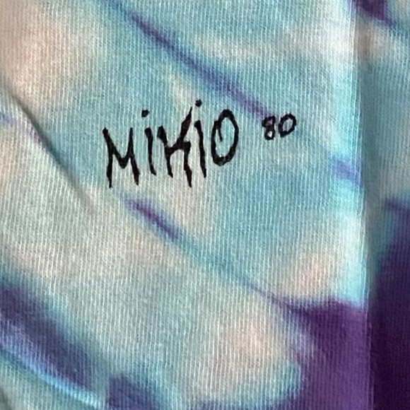 Vintage MIKIO 80’s RARE tie dye Size S - Picture 2 of 13
